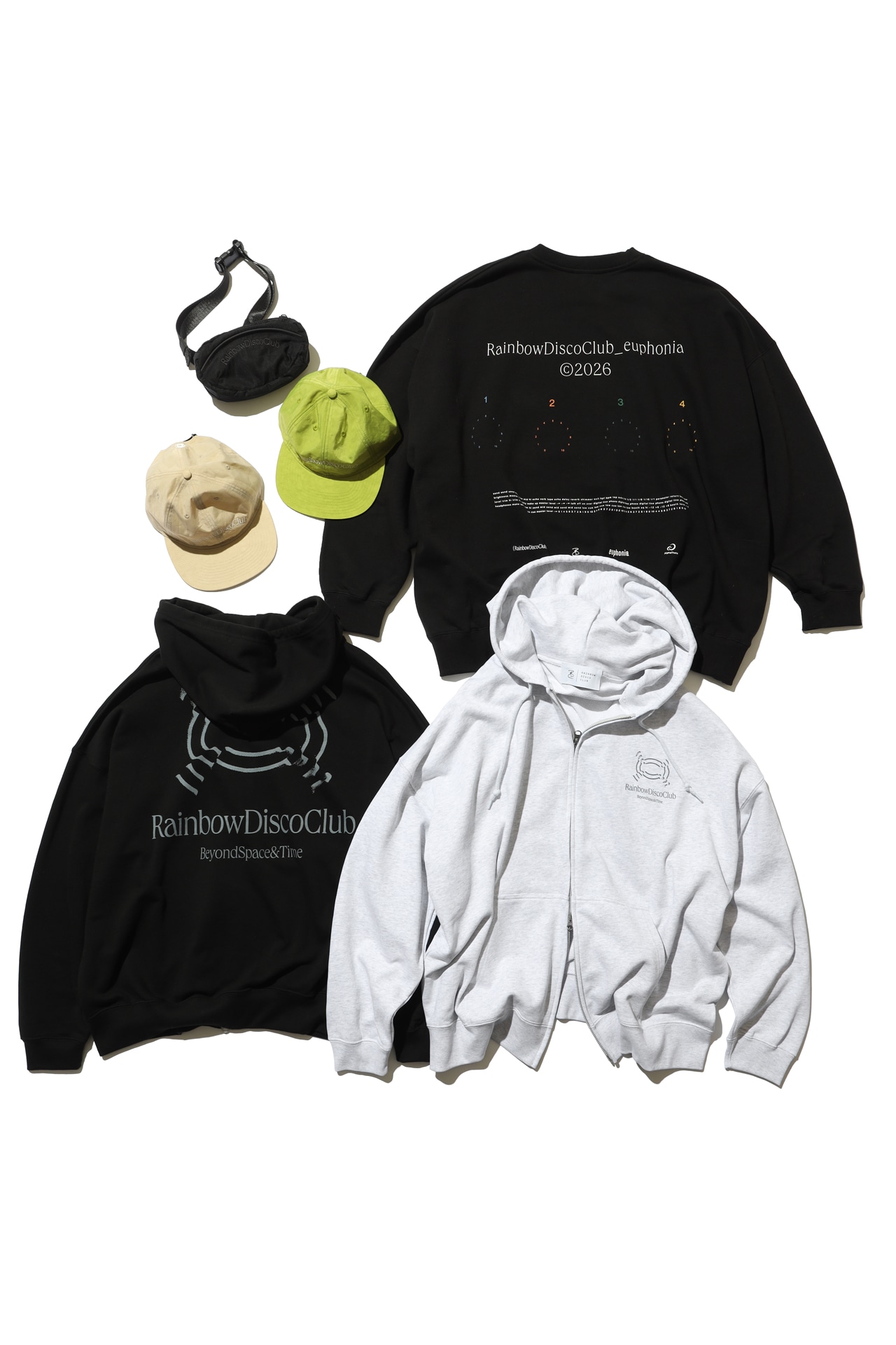 「Rainbow Disco Club 2026」のオフィシャルマーチャンダイズ。