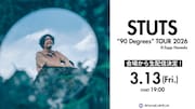 「『STUTS "90 Degrees" TOUR 2026』ツアーファイナル」告知ビジュアル