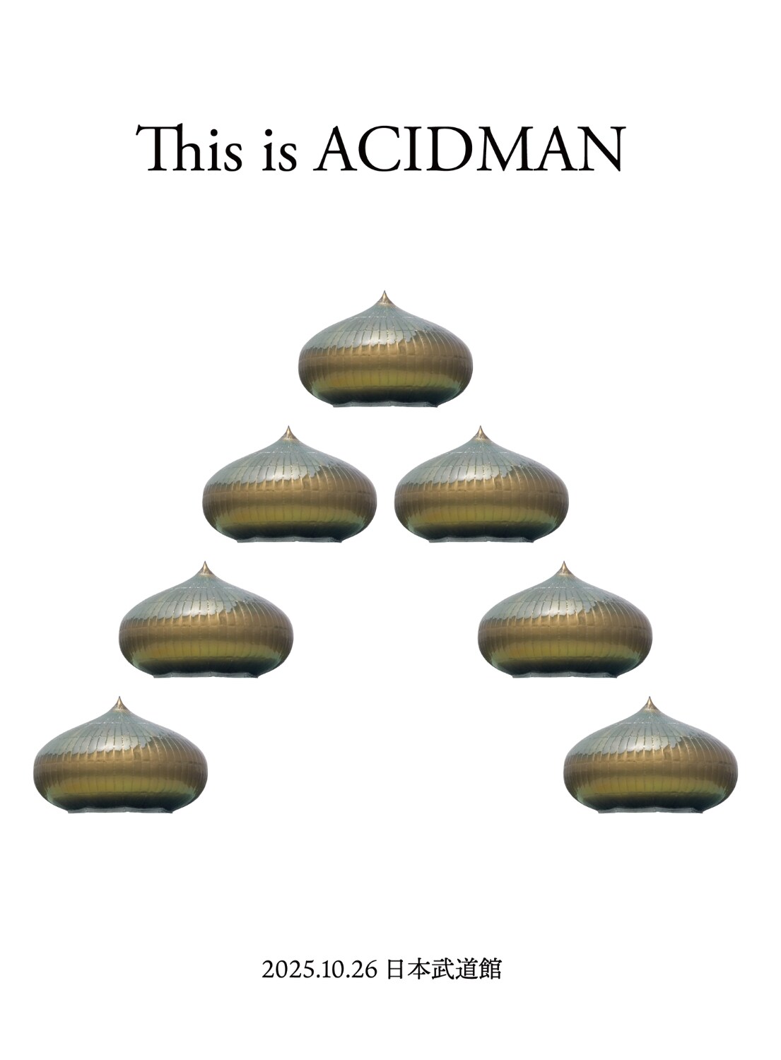 ACIDMAN、7度目の武道館公演BDジャケットに7つの擬宝珠（動画あり