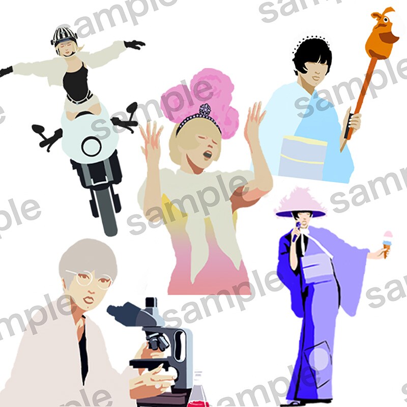 椎名林檎の新作LINEスタンプ。 [画像ギャラリー 2/3] - 音楽ナタリー