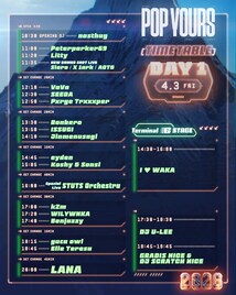 「POP YOURS」タイムテーブル公開、オフィシャルアプリも登場