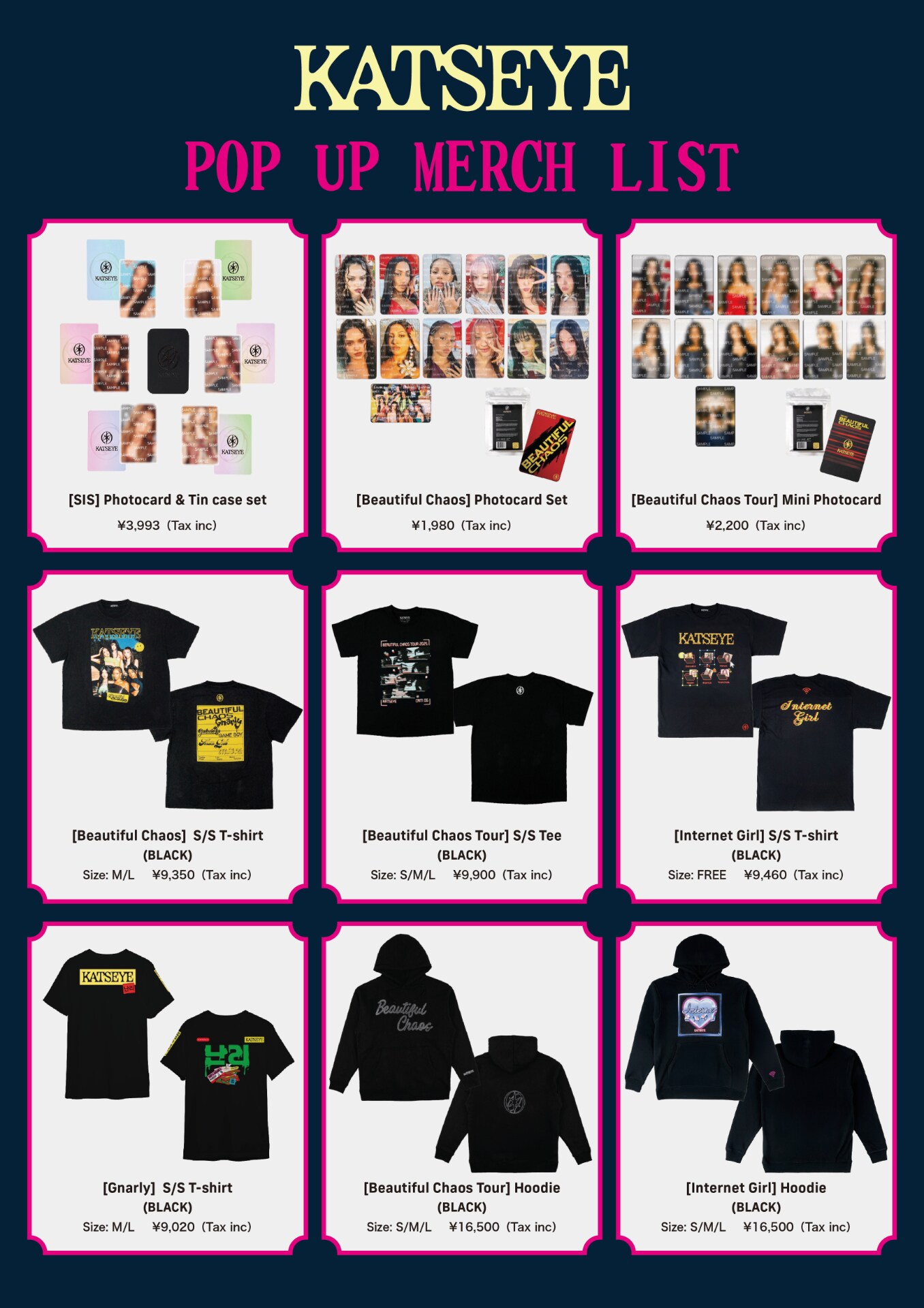 SHIBUYA109 × KATSEYE SPRING CAMPAIGN」グッズ一覧 [画像ギャラリー 2
