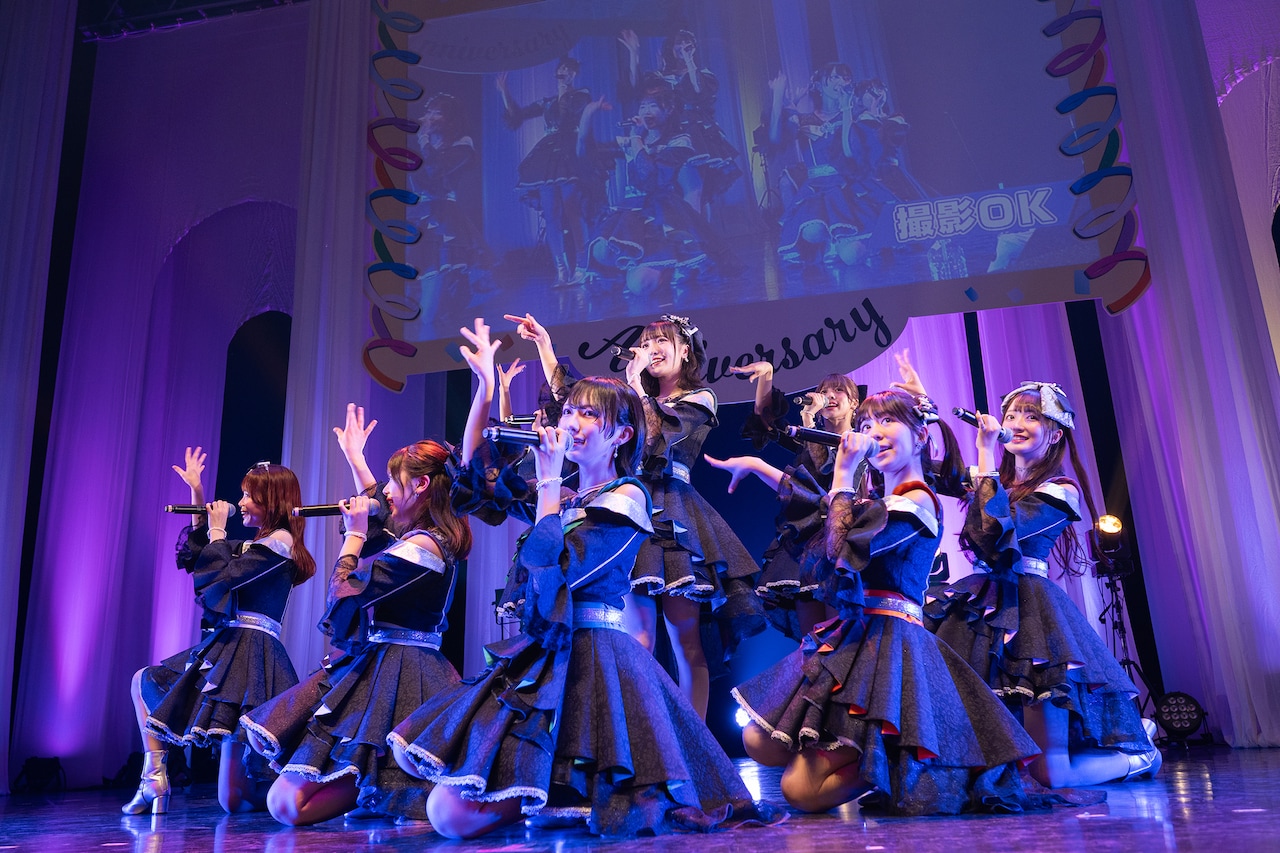 ラフ×ラフ3周年ライブで吉村萌南が復帰！たむらぱん提供の新曲を8人全員で初披露