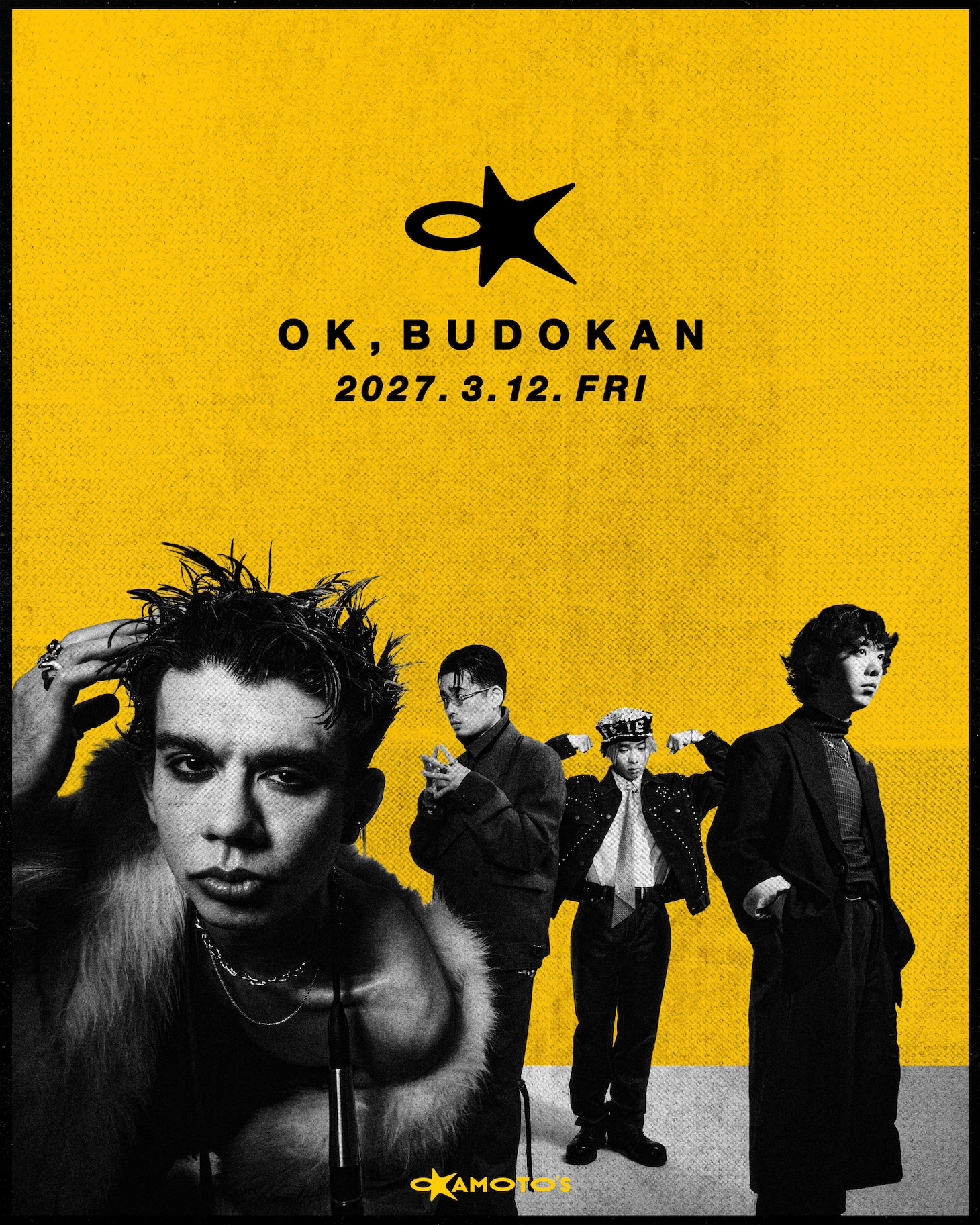 「OKAMOTO'S OK,BUDOKAN」ビジュアル