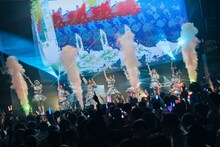 アンスリューム「とらべりゅーむ!!!!!!!ASIA ZEPP FINAL」の様子。（撮影：真島洸）