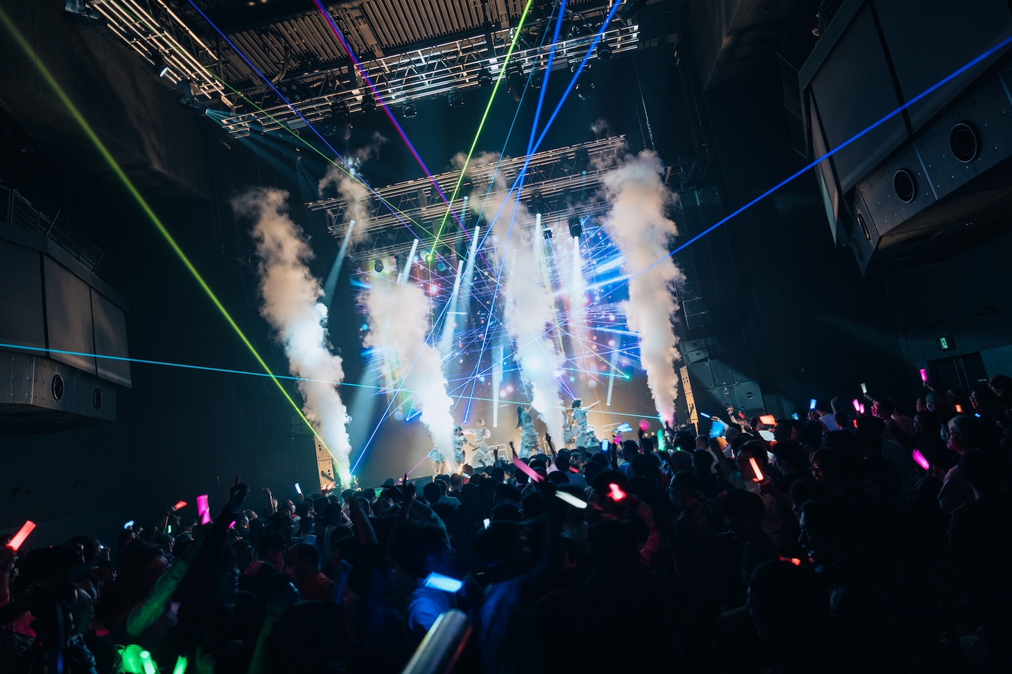 アンスリューム「とらべりゅーむ!!!!!!!ASIA ZEPP FINAL」の様子。（撮影：真島洸）