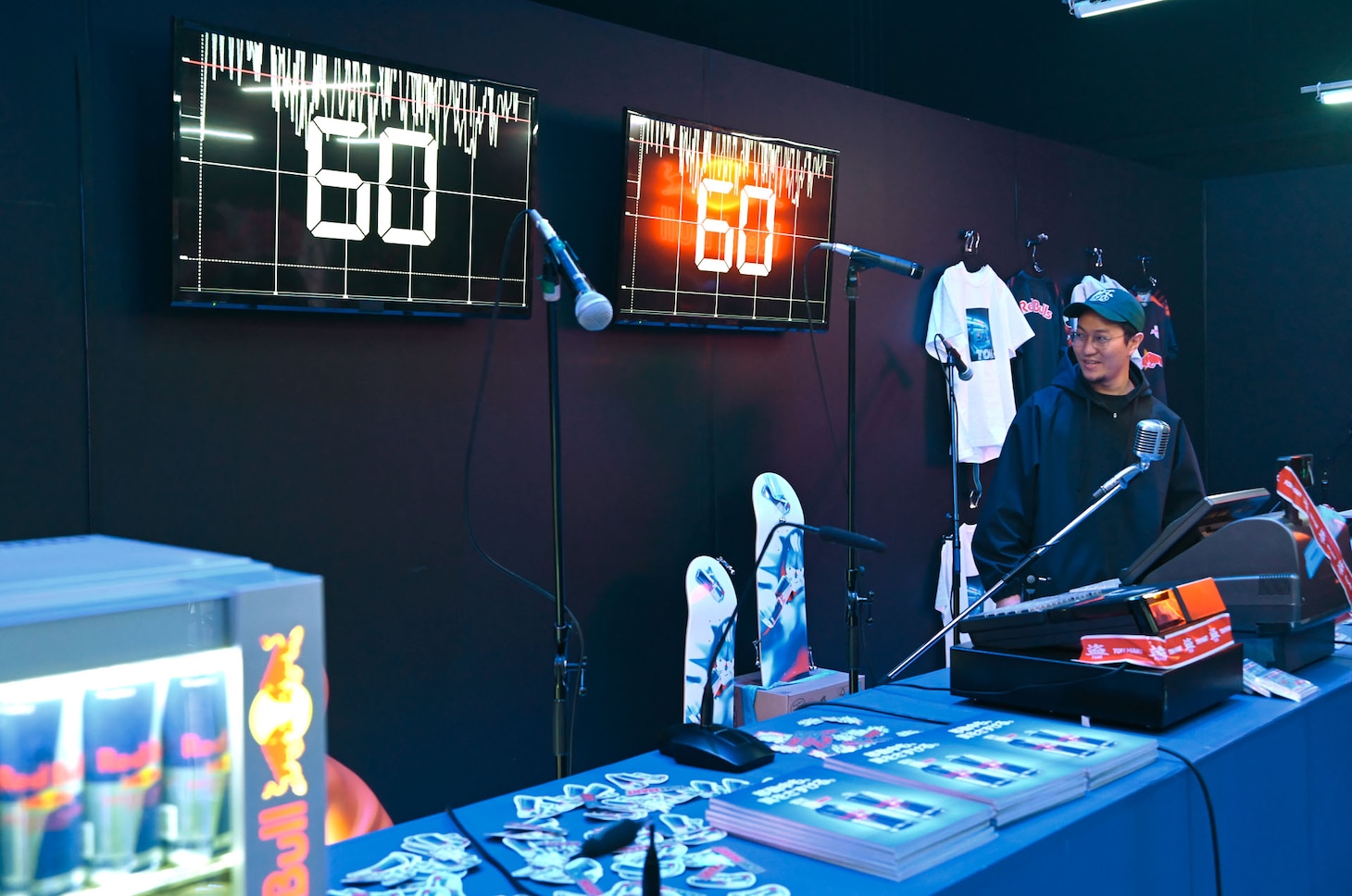 レジカウンターの様子。