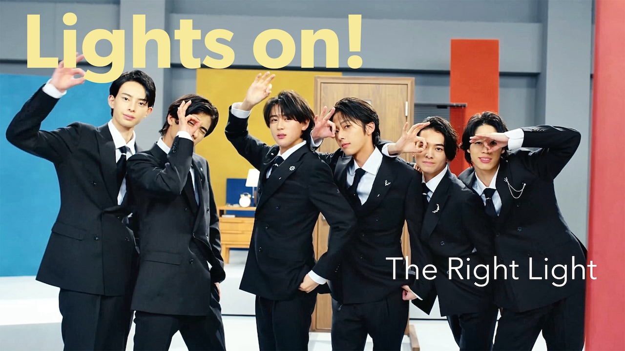 The Right Light「ライツオン！」ミュージックビデオのサムネイル。