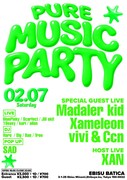 「PURE MUSIC PARTY」フライヤー