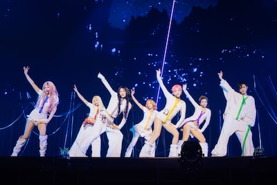 「XG WORLD TOUR: THE CORE」サンドーム福井公演の様子。（写真提供：エイベックス）