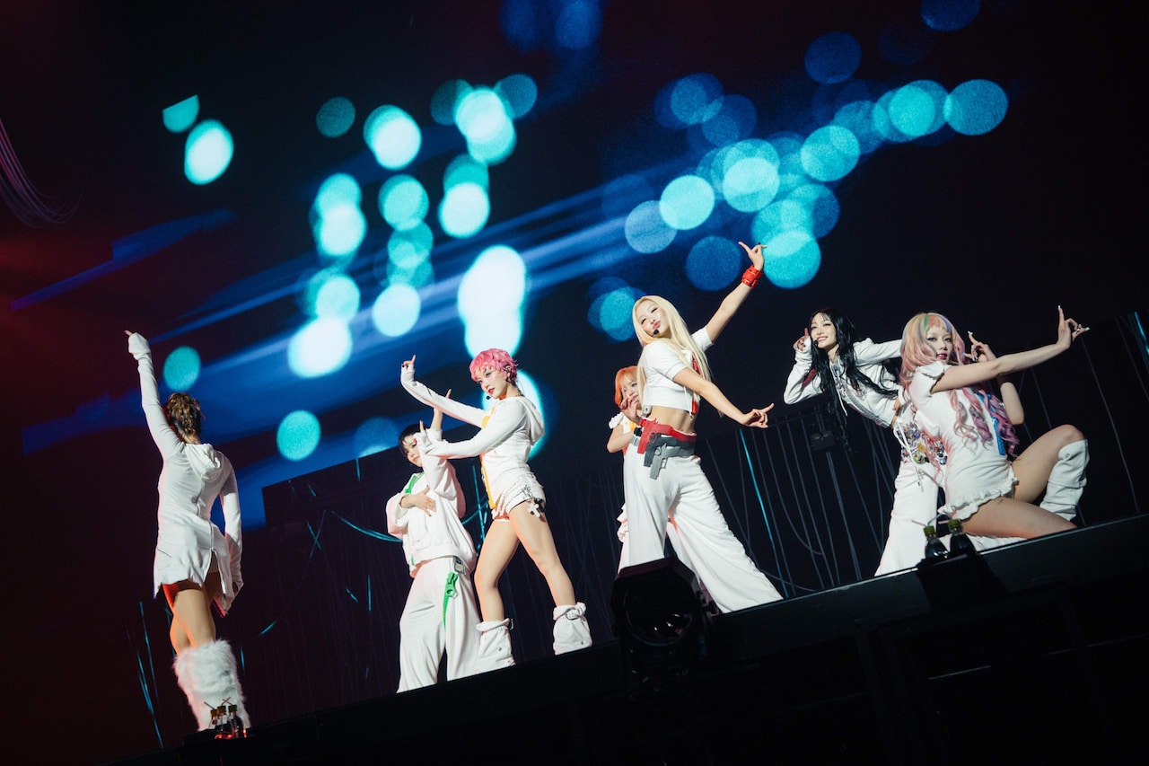 「XG WORLD TOUR: THE CORE」サンドーム福井公演の様子。（写真提供：エイベックス）