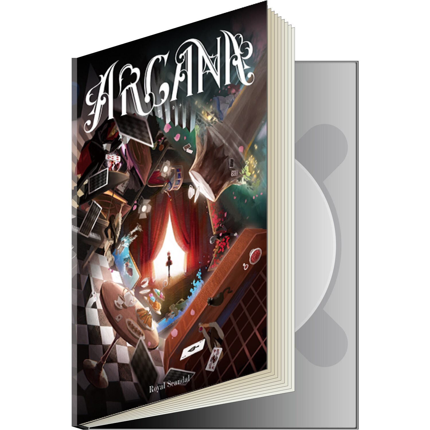  Scandal ARCANA CD+童話本の豪華仕様+短編童話 Royal Scandal「ARCANA -アルカナ-」童話盤のパッケージのイメージ