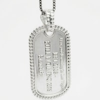 「CHANU x FALILV by FaLiLV "StandBy" Zipper Military Tag Necklace」サンプル画像