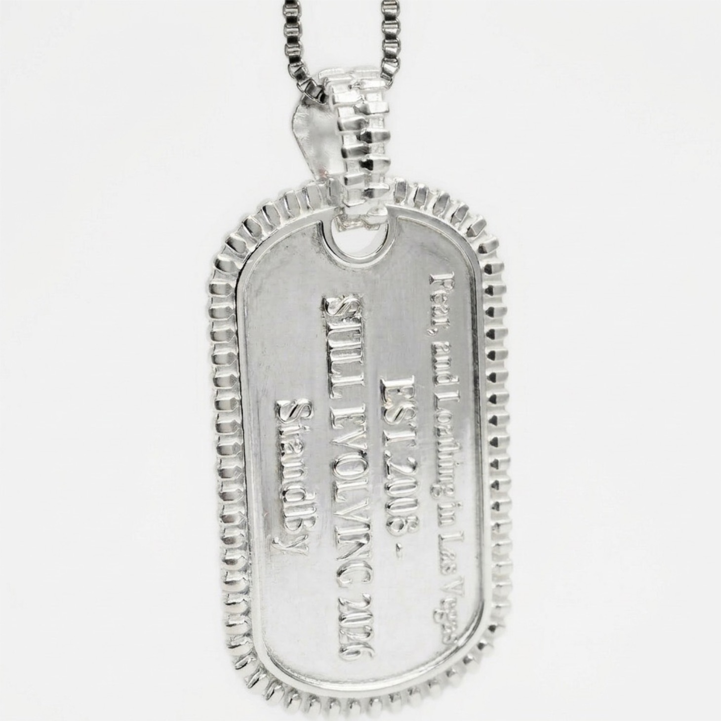 「CHANU x FALILV by FaLiLV "StandBy" Zipper Military Tag Necklace」サンプル画像