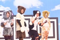 左からなつぽい、髙松アロハ（超特急）、武井壮、酒井健太（アルコ＆ピース）。©︎中京テレビ