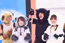 左から、文田健一郎、なつぽい、おばたのお兄さん、岩本理瑚