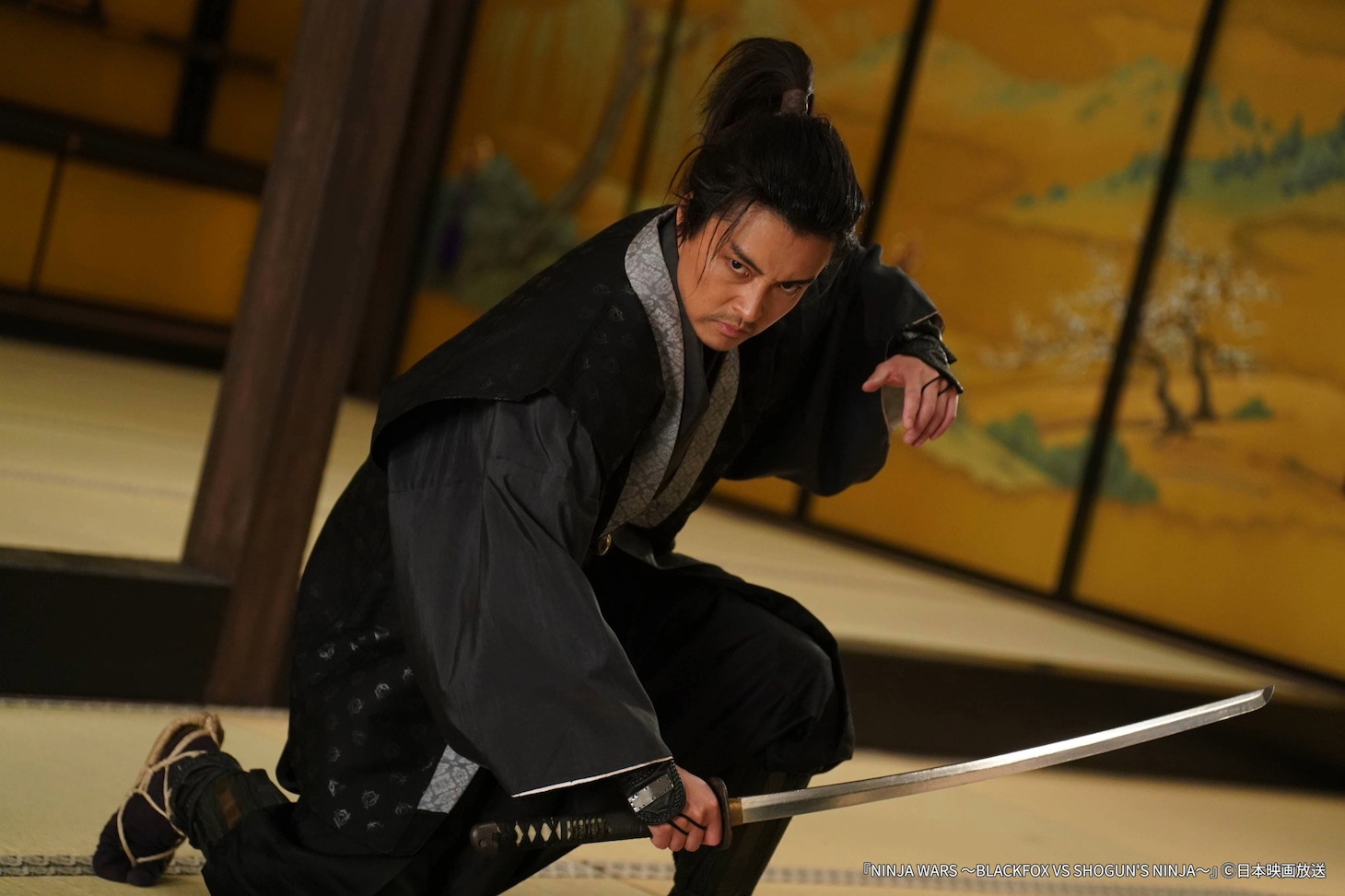 「NINJA WARS ～BLACKFOX VS SHOGUN'S NINJA～」のワンシーン。©日本映画放送