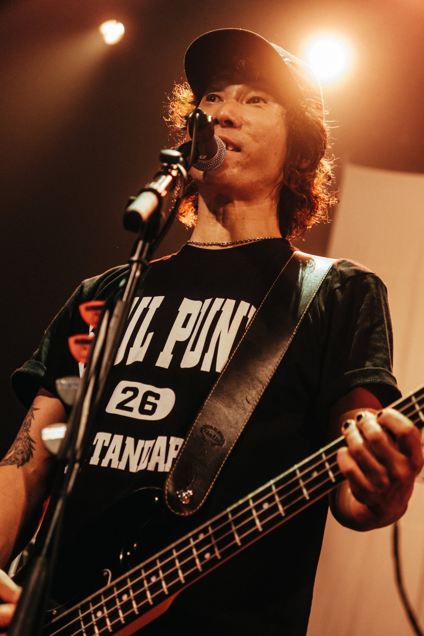 難波章浩（Vo, B / Hi-STANDARD）（撮影：徳王圭太朗）