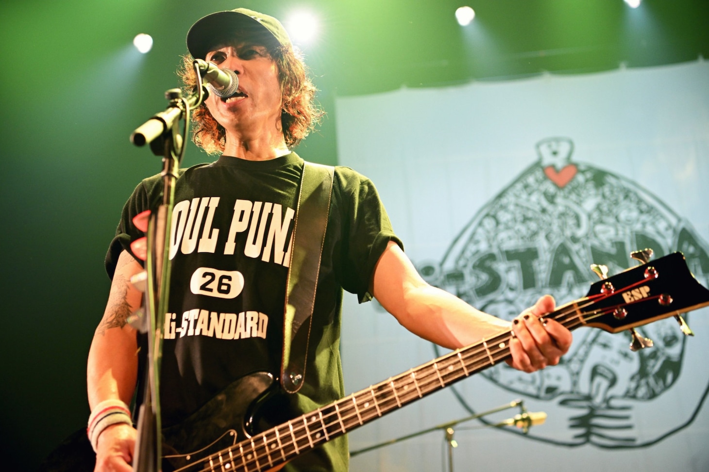 難波章浩（Vo, B / Hi-STANDARD）（撮影：半田安政）