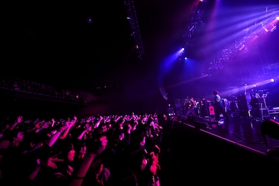 ART-SCHOOLのライブの様子。（撮影：中野敬久）