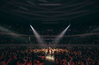 退場するGEZAN。（撮影：水谷太郎）