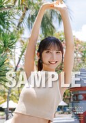 長友彩海（AKB48）1st写真集「予定外の瞳」HMV＆BOOKS SHIBUYAお渡し会限定特典の生写真。