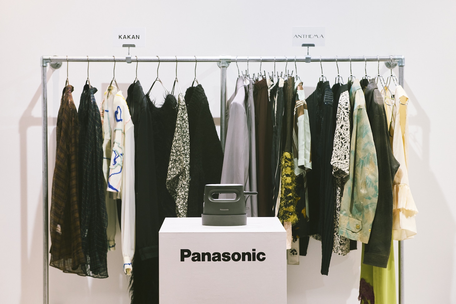 「パナソニック 衣類スチーマー Touch ＆ Try イベント」のブース。