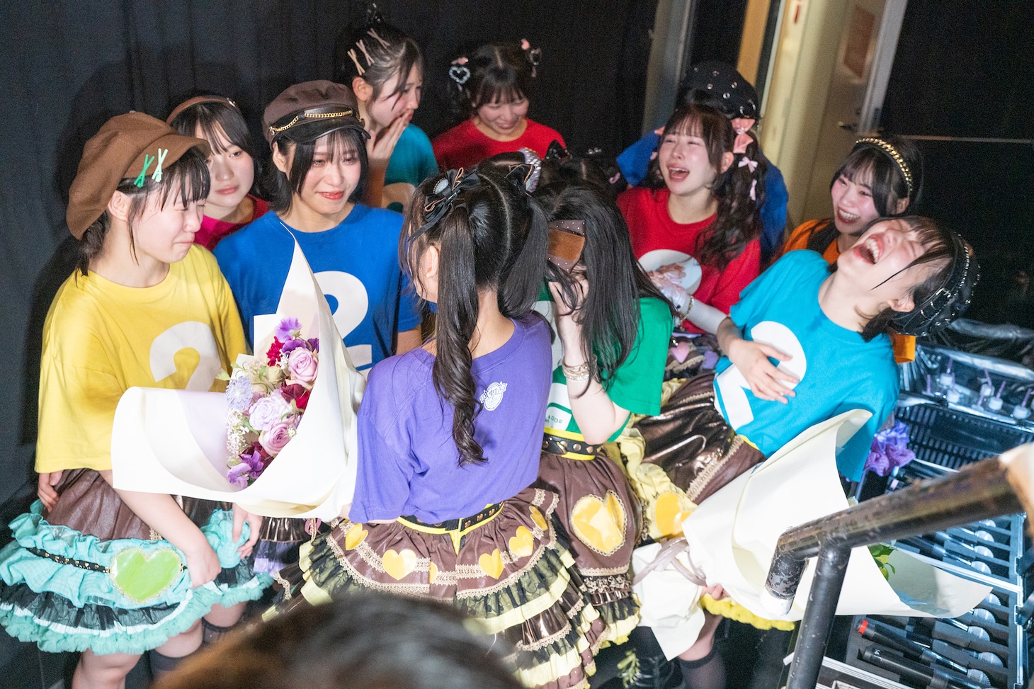 終演後の虹コン。