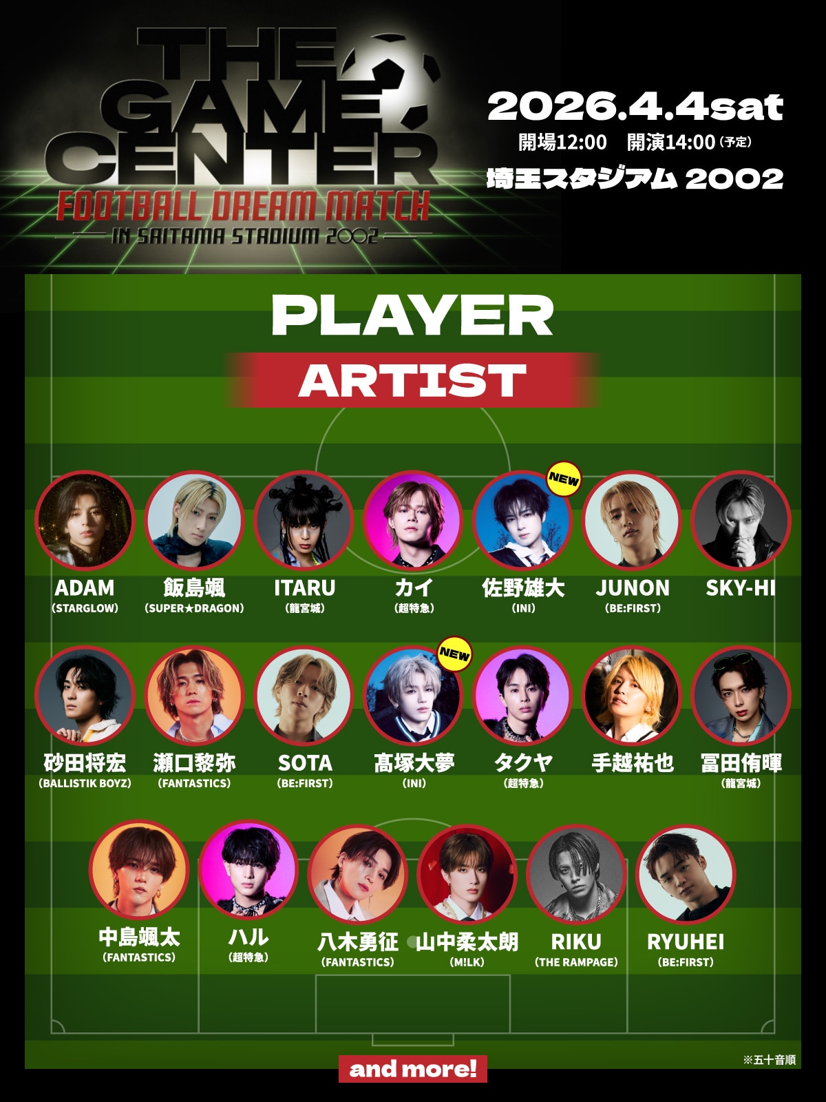INI佐野雄大＆髙塚大夢もサッカーイベント参加、いろんなボーイズ
