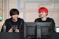 楽しそうなリョウガとユーキ。