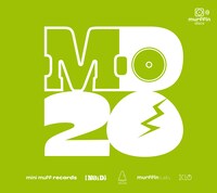 murffin discsの20周年ロゴ。