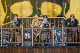 昨年行われたラストライブ「Break the KAT-TUN」でのKAT-TUN。