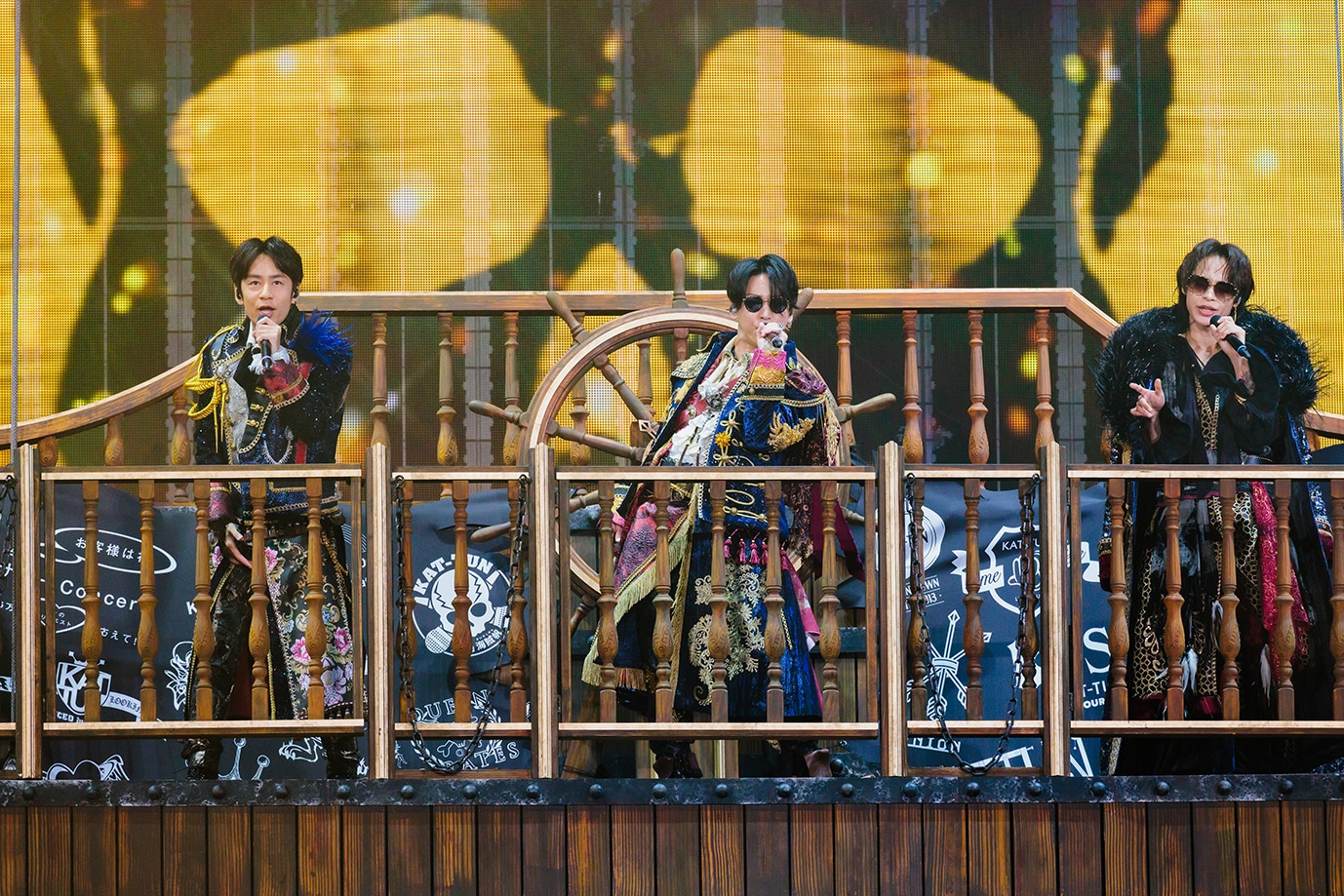 昨年行われたラストライブ「Break the KAT-TUN」でのKAT-TUN。