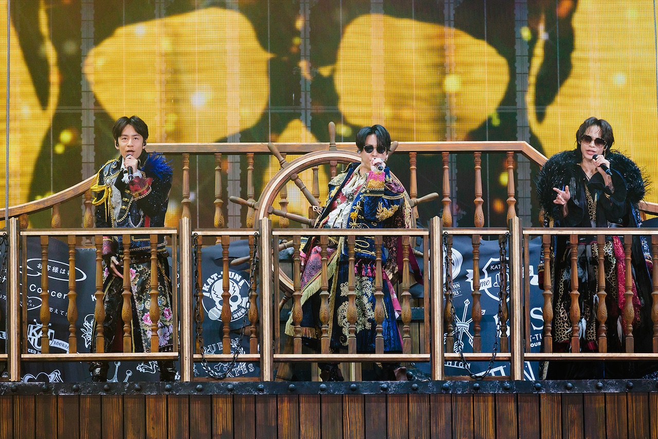 昨年行われたラストライブ「Break the KAT-TUN」でのKAT-TUN。