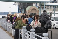 長崎・壱岐島に到着した「WACK合同オーディション2026」参加者