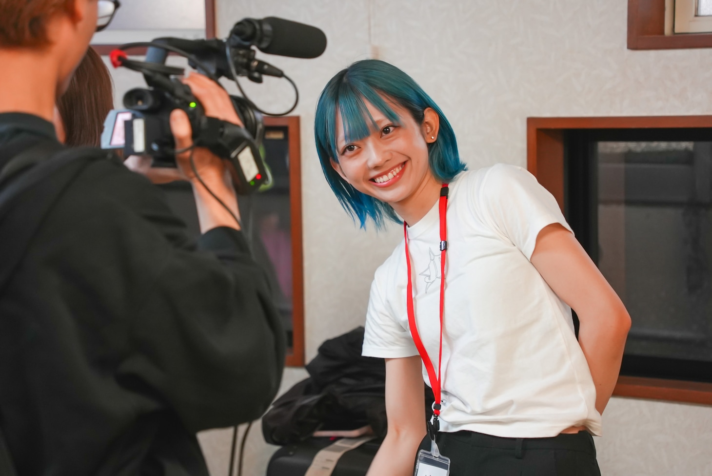 現役メンバーで唯一の合宿参加者となったナ前ナ以（ASP）。