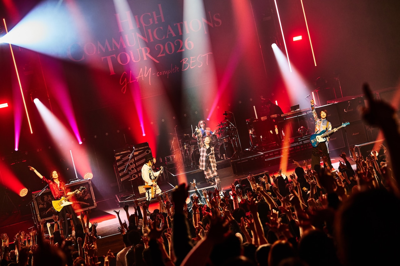 「HIGHCOMMUNICATIONS TOUR 2026 "GLAY- complete BEST"」宇都宮文化会館公演の様子。