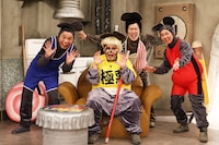 「爆チュー問題コント祭り2026」より、爆チュー問題、ダンプまチュ本、ゆりやんチュー。©︎TITAN / TOPICS / フジテレビ