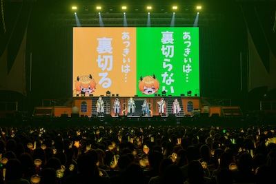 ちぐさくんが脚本執筆を担当したオリジナルアニメのアフレコ企画の様子。