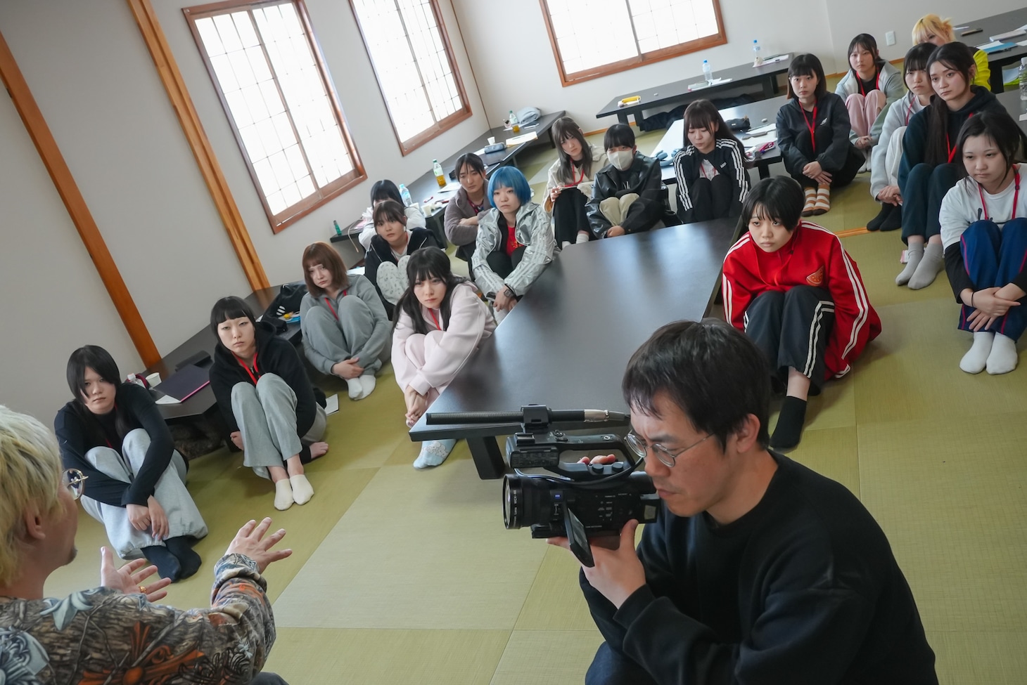 渡辺淳之介と候補生。