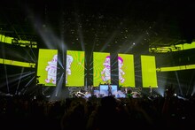 「STEPPER'S DELIGHT」をパフォーマンスするRIP SLYME。（撮影：砂流恵介）