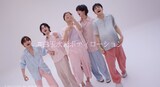 STARGLOWが出演するWeb CM「主役は、この“白玉水光肌”。」編より。