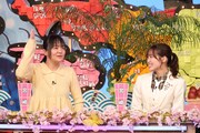 左からイワクラ（蛙亭）、松田里奈（櫻坂46）。©︎読売テレビ