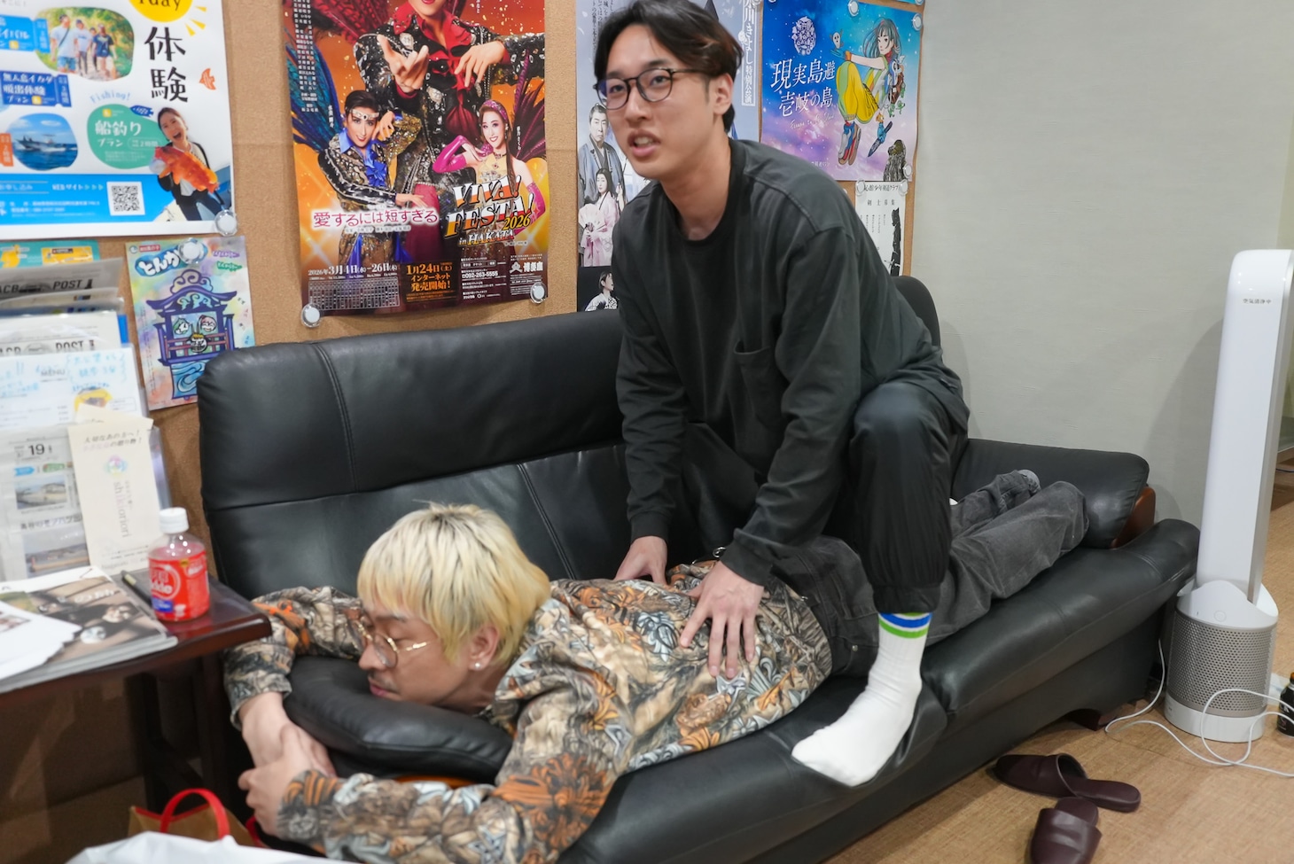 渡辺淳之介とWACK牛島氏。