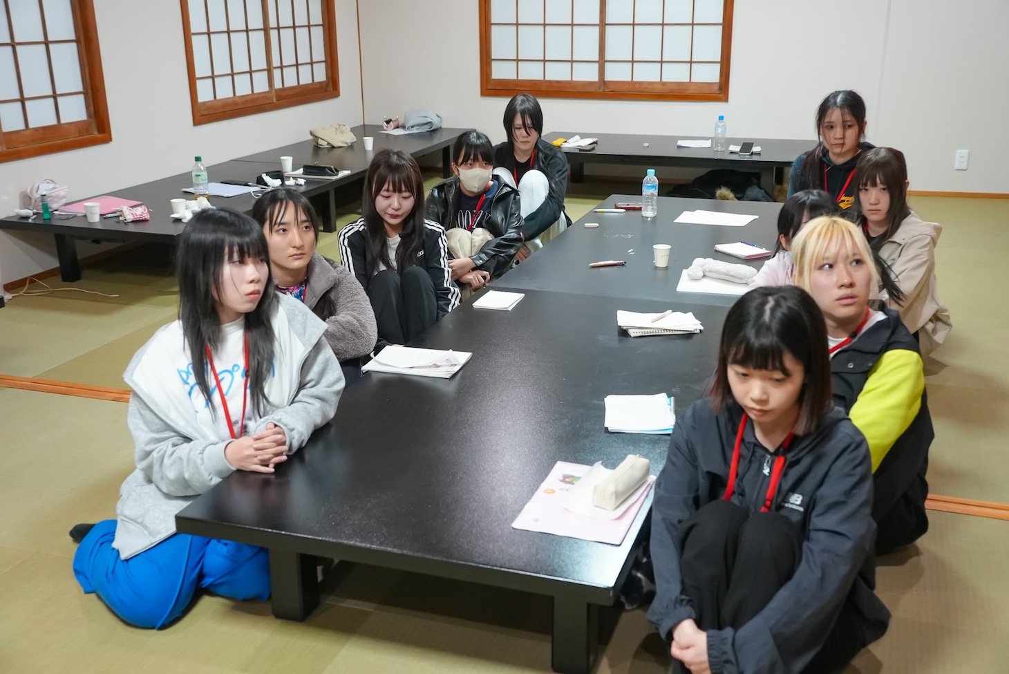 面談を受けることが決まった候補生たち。