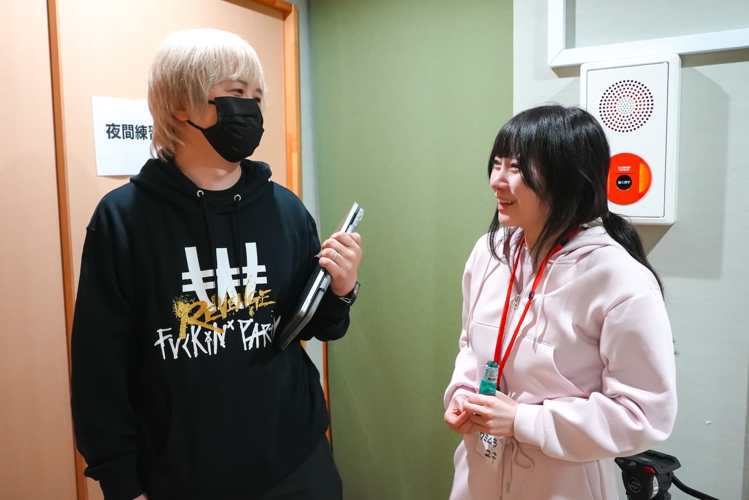 黒川氏とウミムラユキ。