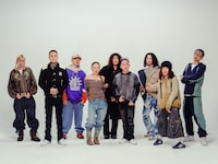 「POP YOURS 2026」のNEW COMER SHOT LIVEに出演する9人。（Photo by Jun Yokoyama / Design by Kabuto ）