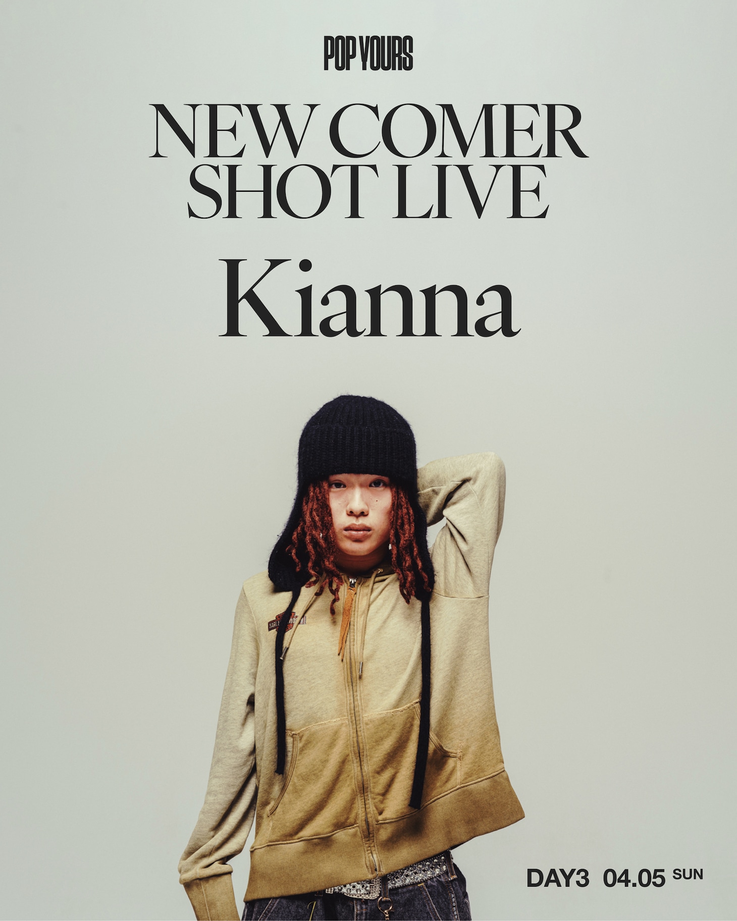 Kianna（Photo by Jun Yokoyama / Design by Kabuto ）