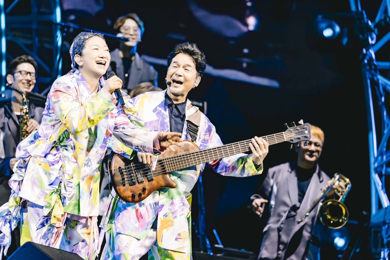 「DREAMS COME TRUE CONCERT TOUR 2026 THE BLACK ◯ ALBUM」神奈川・横浜アリーナ公演の様子。