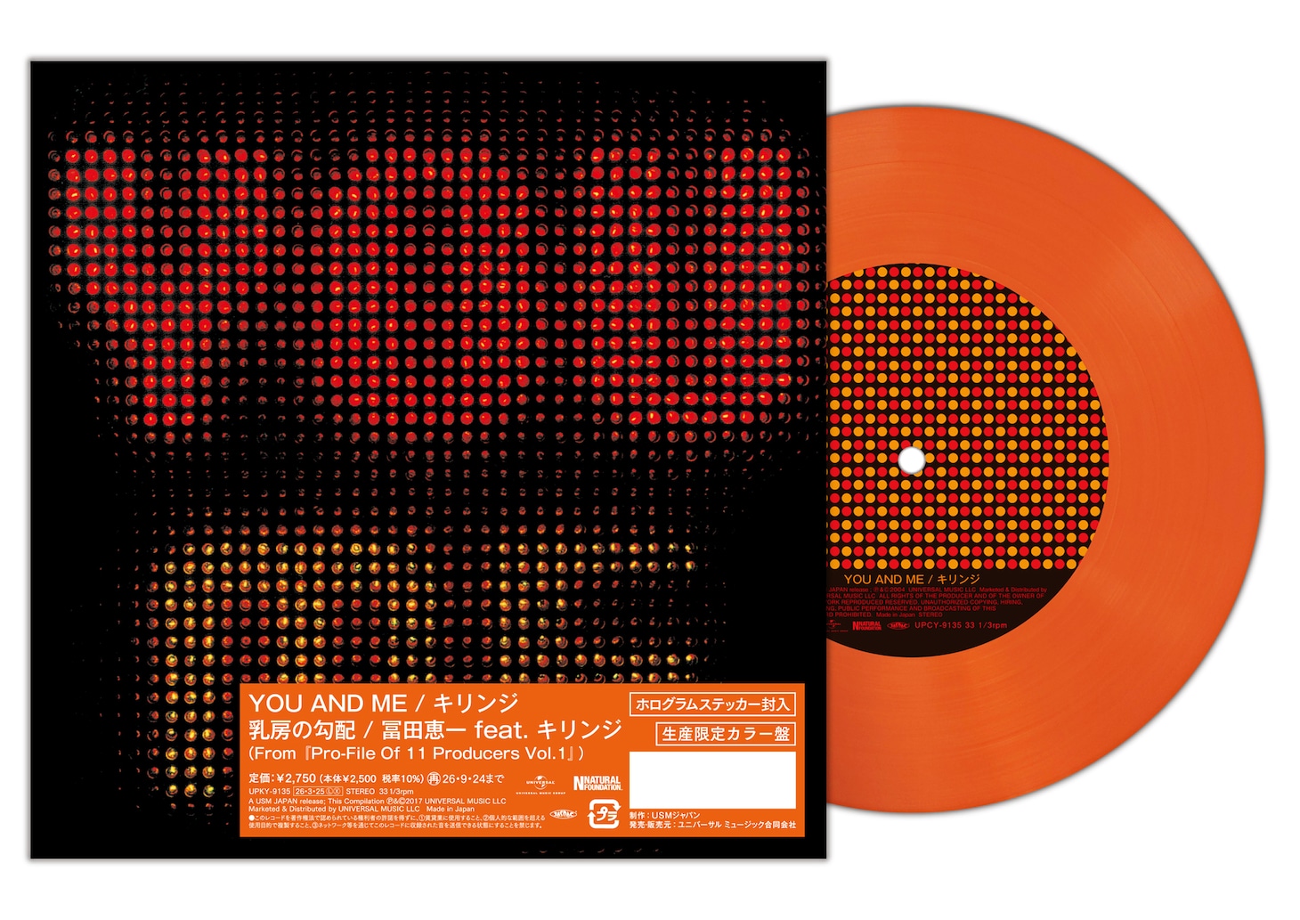 キリンジ「YOU AND ME」アナログ盤
